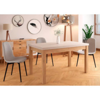 Фотография товара Стол обеденный Squall, кашемир, дуб кремона от компании ChiedoCover.