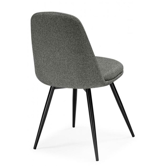 Стул на металлокаркасе Texas 1 поворотный светло-серый / черный Стул на металлокаркасе Texas 1 поворотный светло-серый / черный - фото 4