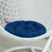 Подушка для садовых качелей, синяя