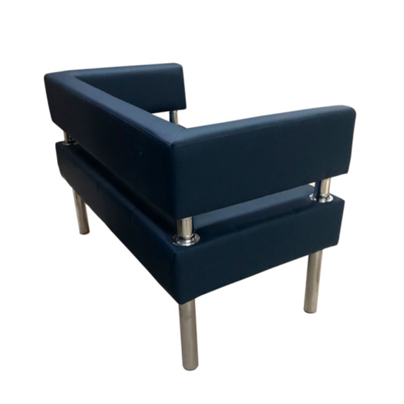 Диван Сантур двухместный, темно-синий - фото 4