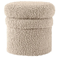 Настоящее фото товара Пуф Pancakes high, белый, произведённого компанией ChiedoCover