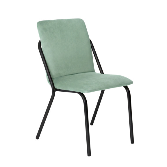 Стул офисный Валерия, велюр Велютто Люкс 43, каркас черный муар - фото 1