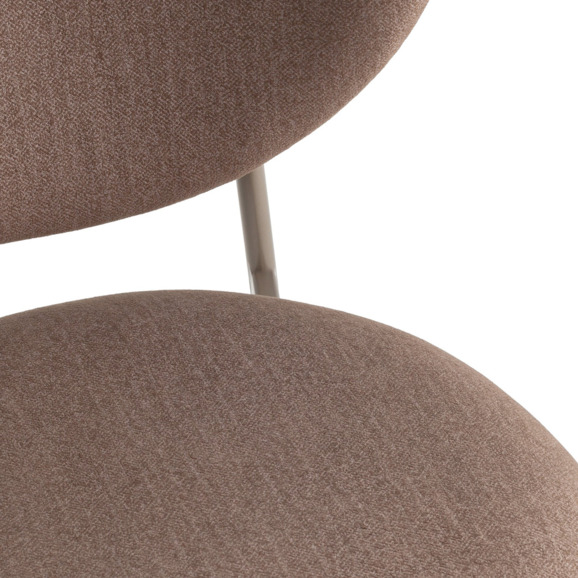 Стул Rina велюр, коричневый, бежево-серый Стул Rina велюр, коричневый, бежево-серый - фото 8