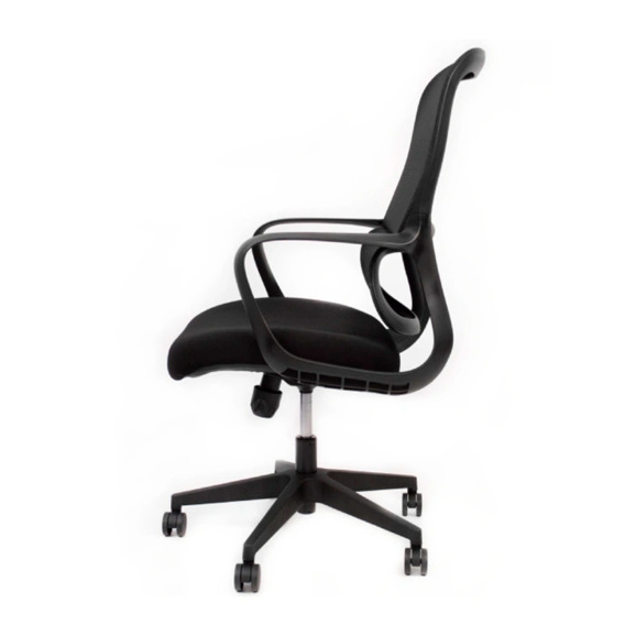 Офисное поворотное кресло Sparx loki black / black, mesh / fabric, черный - фото 2