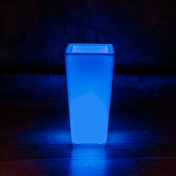 Светящееся LED кашпо-конус Flow 220V RGB L - фото 3