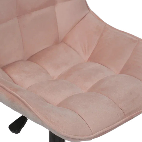 Стул Мускус, пластик, велюр, розовый, черный - фото 7