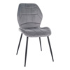 Стул кухонный Urn, серый, черный
