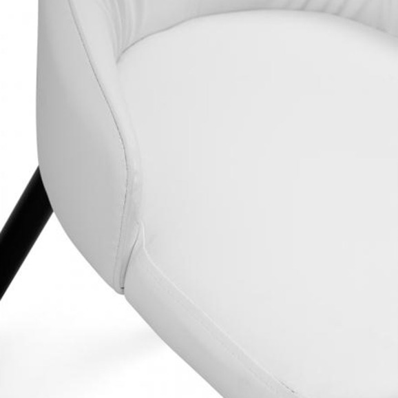 Стул на металлокаркасе Neli white / black Стул на металлокаркасе Neli white / black - фото 7