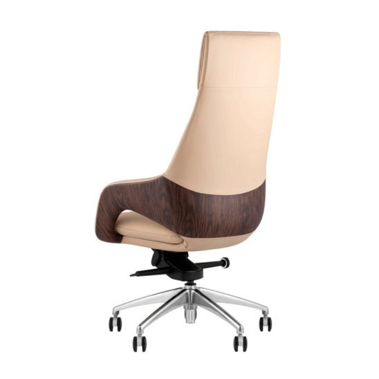 Кресло руководителя TopChairs Reign, бежевый - фото 3