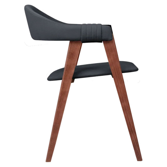 Полукресло Дольче, велюр Тиара 83, каркас орех Полукресло Дольче, велюр Тиара 83, каркас орех - фото 4