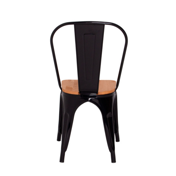 Стул Tolix Wood, черный Стул Tolix Wood, черный - фото 5