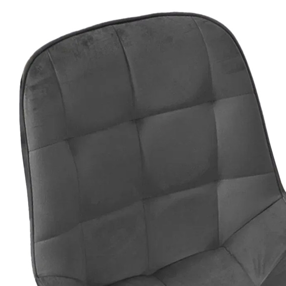 Стул Мускус, пирамида, велюр, темно-серый, черный - фото 7