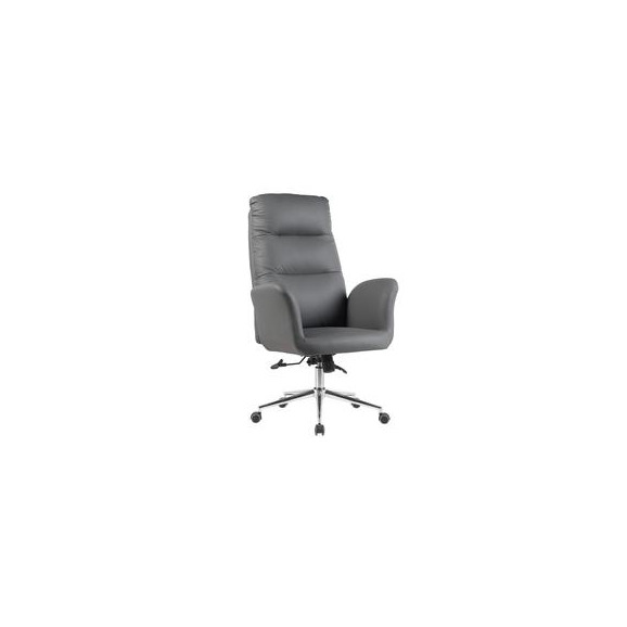 Кресло руководителя TopChairs Solid NC серый - фото 1