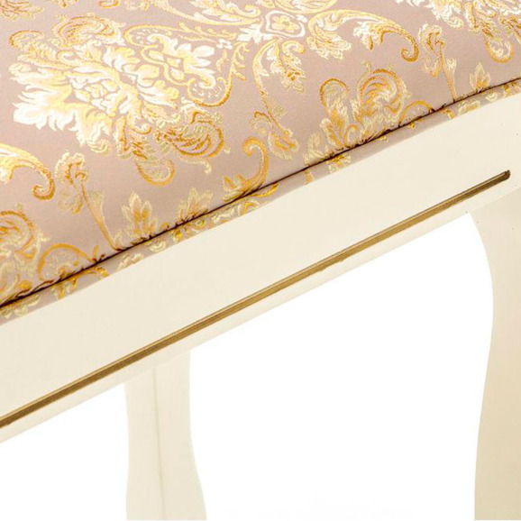 Банкетка Валентино патина золото / бежевый - фото 5