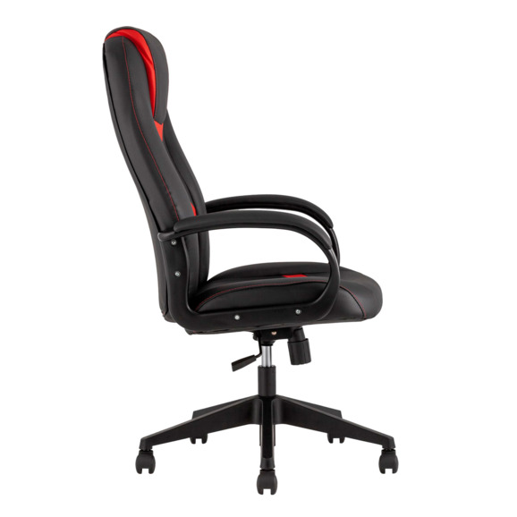 Кресло игровое TopChairs ST-CYBER 8, черный/ красный, эко.кожа, крестовина пластик - фото 2