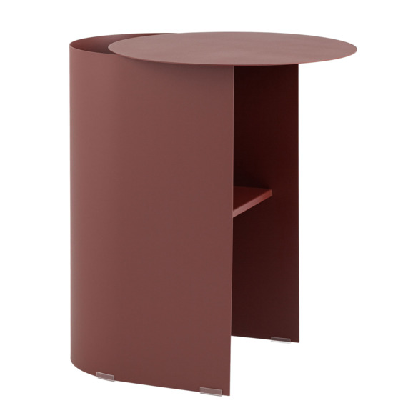 Столик журнальный Tasso, металл, бордовый Столик журнальный Tasso, металл, бордовый - фото 1