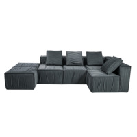 Настоящее фото товара Модульный диван Baff, велюр selesta 22, произведённого компанией ChiedoCover