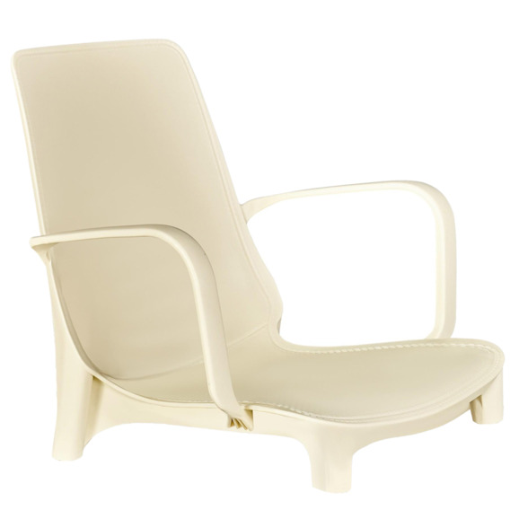 Стул Барнли, бежевый, белый муар Стул Барнли, бежевый, белый муар - фото 2