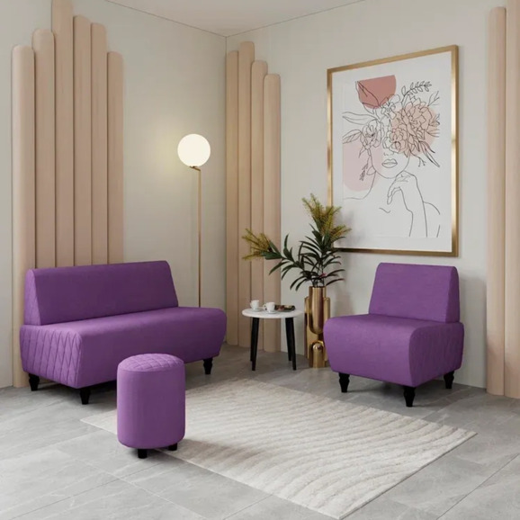 Диван Лотик, велюр, фиолетовый - фото 6