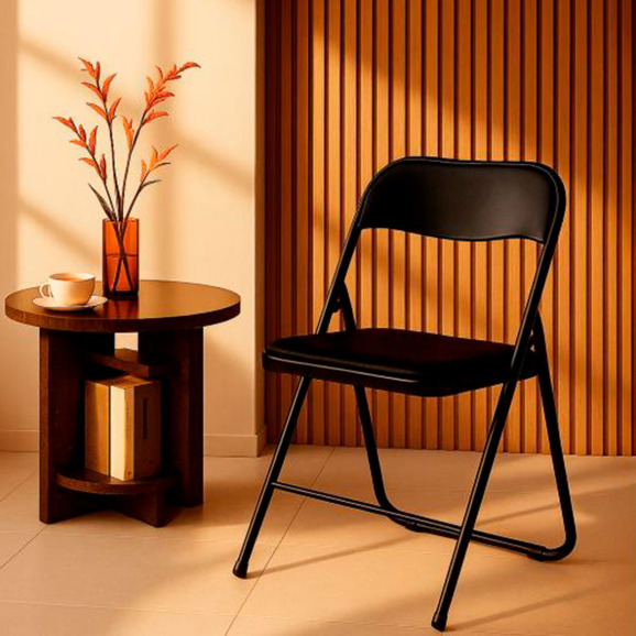 Стул на металлокаркасе Fold 1 складной black / black Стул на металлокаркасе Fold 1 складной black / black - фото 7