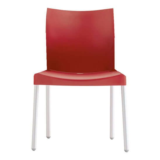 Кресло пластиковое Итинос, красный - фото 1