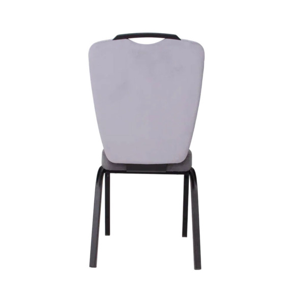 Стул Милан с гибкой спинкой, серый - фото 5