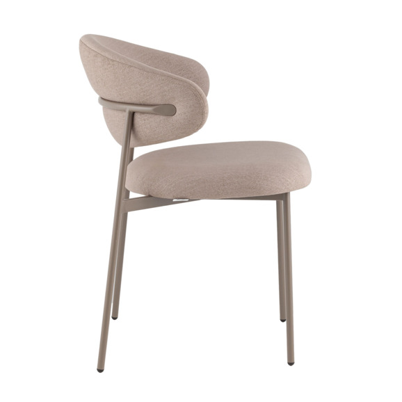 Стул Эван, велюр, каркас бежевый - фото 2