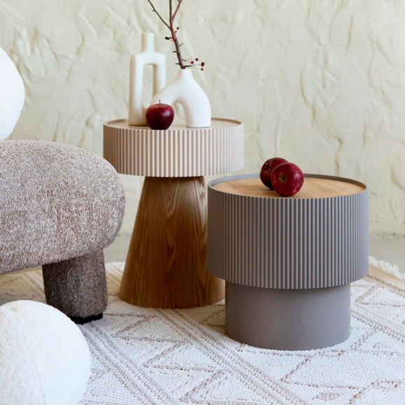 Столик журнальный Beecup, серо-бежевый - фото 7