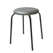 Фотография товара Табурет Lida, каркас черный, темно-серый от компании ChiedoCover.