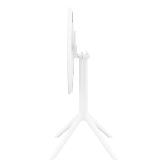 Стол пластиковый складной Sky Folding Table Ø60, белый - фото 5