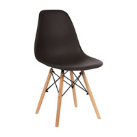 Настоящее фото товара Стул пластиковый Eames DSW, горький шоколад, произведённого компанией ChiedoCover