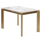 Фотография товара Стол CORNER 120 GLOSS LUXURY PANDORA SOLID CERAMIC / шампань от компании ChiedoCover.