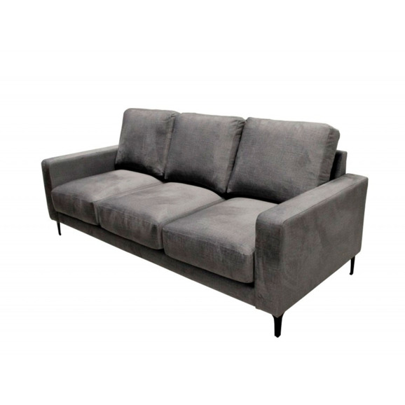 Диван Миа трехместный, серый - фото 3