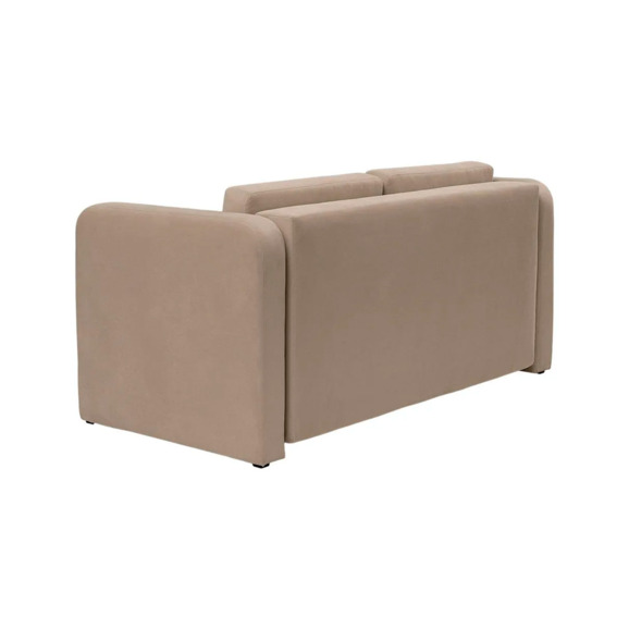 Диван Марлон 131x95x80 см, бежевый велюр - фото 4