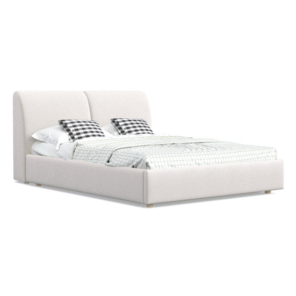 Кровать Бекка, Chenille White - фото 5