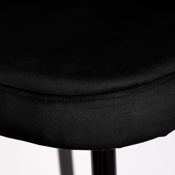 Стул Пиннате, барный, черный, велюр - фото 9