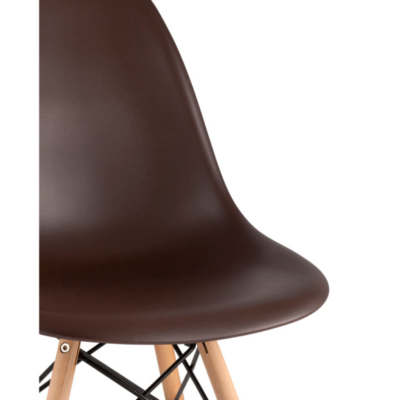 Стул Eames DSW коричневый - фото 5