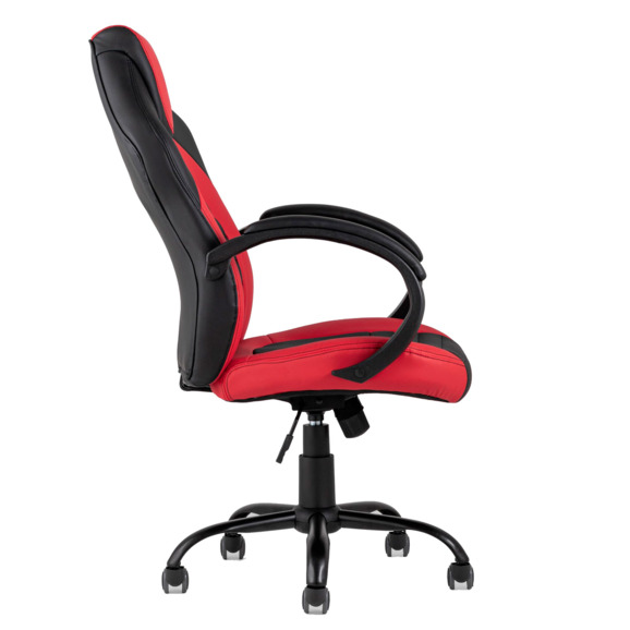 Кресло игровое TopChairs Racer Midi черно-красное - фото 2
