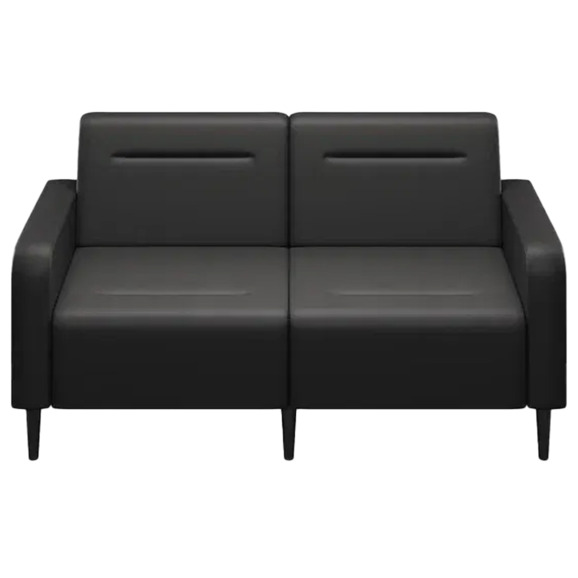 Диван Папилла, экокожа, 162 см, черный - фото 2