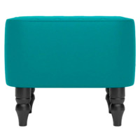 Фотография товара Пуф Лотик, экокожа, бирюзовый от компании ChiedoCover.