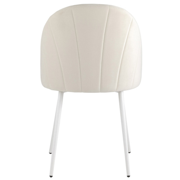 Стул Логан SN, велюр, молочный, белый - фото 4