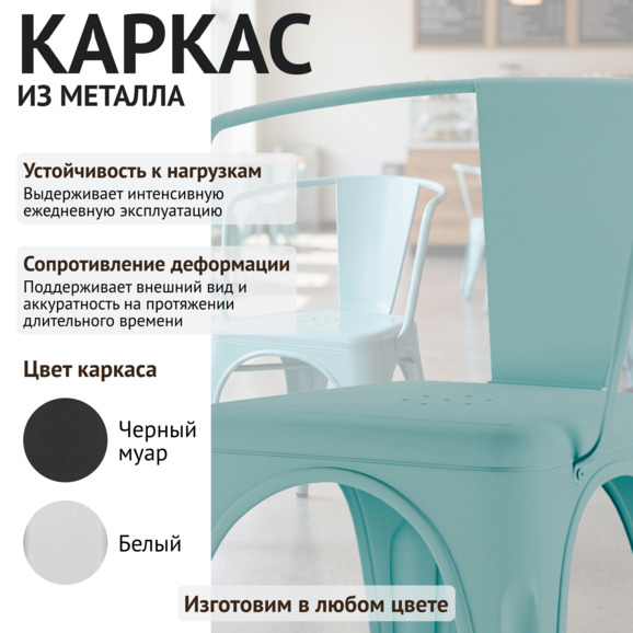 Кресло Толикс, бирюзовый - фото 3