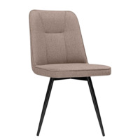 Настоящее фото товара Стул на металлокаркасе Texas 3 поворотный светло-коричневый / черный, произведённого компанией ChiedoCover