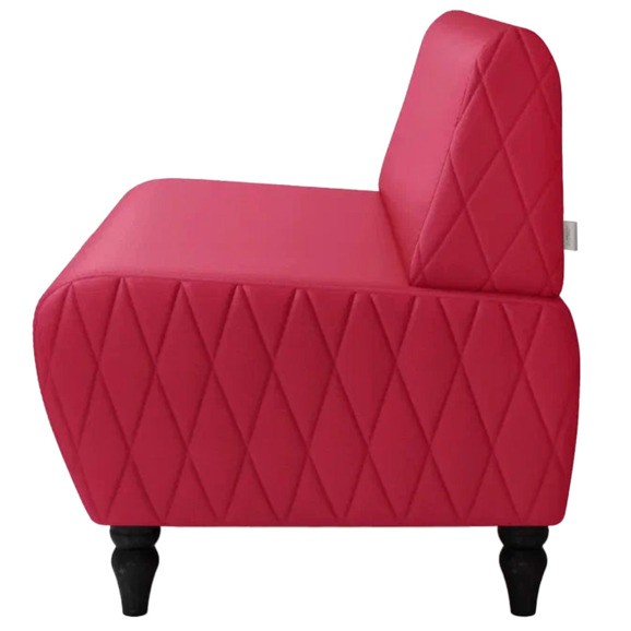 Диван Лотик, экокожа, красный - фото 4