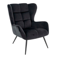 Настоящее фото товара Кресло Grail, черный, произведённого компанией ChiedoCover