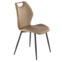 Настоящее фото товара Стул кухонный Intuition, бежевый, черный, произведённого компанией ChiedoCover