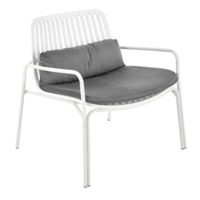 Фотография Кресло для отдыха Resolute, белый, серый от производителя ChiedoCover, картинка продукции, реальное фото товара Настоящее фото товара Кресло для отдыха Resolute, белый, серый, произведённого компанией ChiedoCover