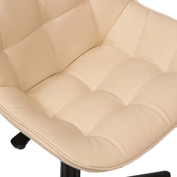 Стул Мускус, пластик, кожа, бежевый, черный - фото 7