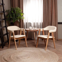 Фотография товара Полукресло Дольче, велюр Вэлла 01, каркас бук от компании ChiedoCover.