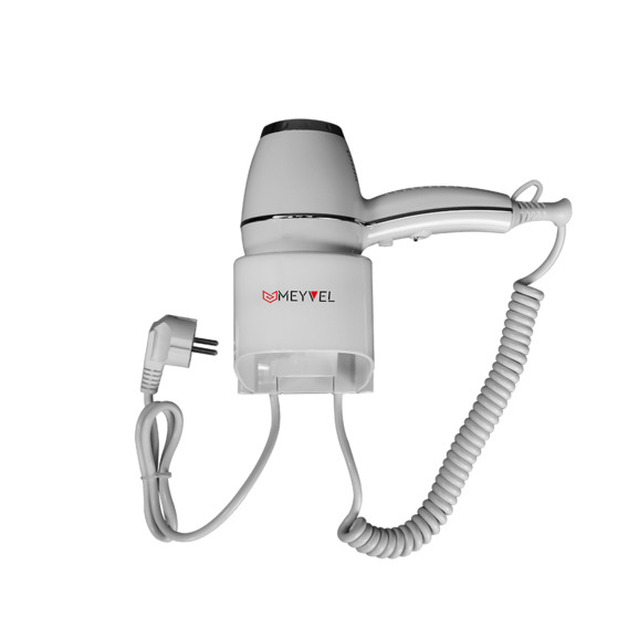 Фен для волос настенный Meyvel MF7-1800 (White) - фото 1
